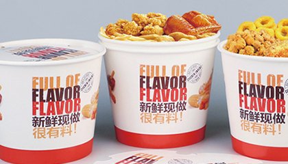 Fried chicken snack bucket