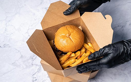 Kraft Paper Bowls with lids