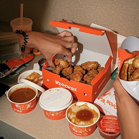 Snack Boxes with Sauce Cups